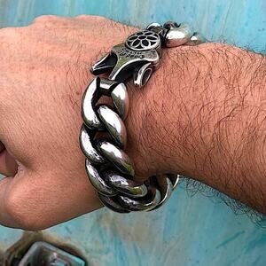 Stampd Silver Chain Bracelet